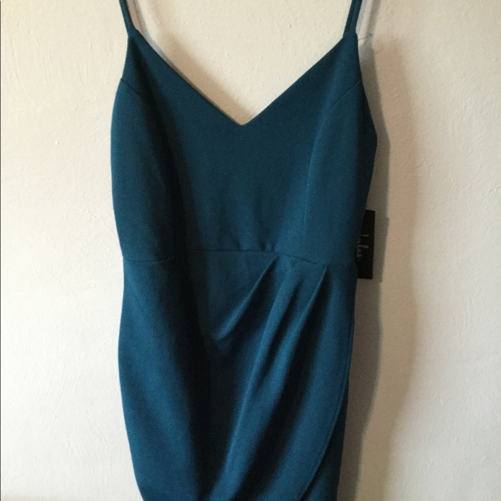 Lulu's Teal Bodycon Dress L